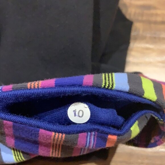 Lululemon full length leggings with neon stripes and ruff… - Picture 10 of 11